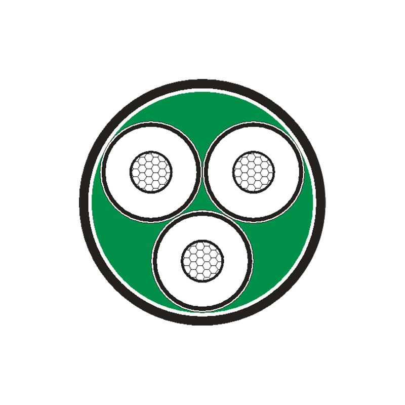 XLPE szigetelt tápkábel 3,6/6kV -26/35kV névleges feszültséghez