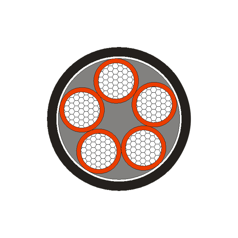XLPE/PVC szigetelésű tápkábel 0,6/1kV névleges feszültséghez