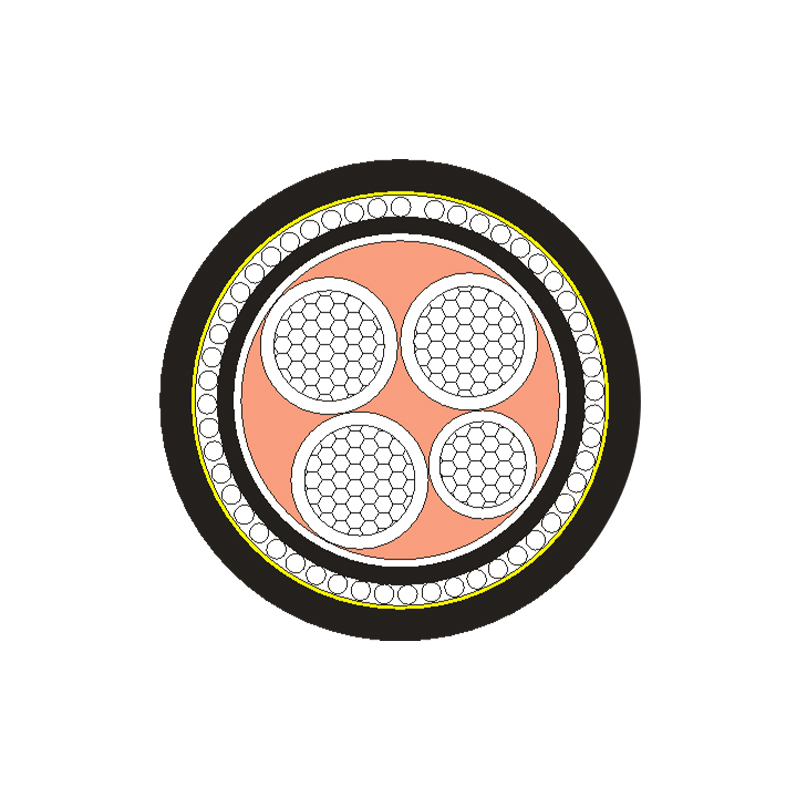 XLPE/PVC szigetelésű tápkábel 0,6/1kV névleges feszültséghez